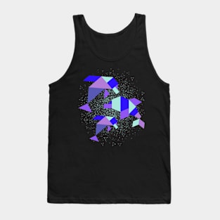 Geometrical Dolphins Tank Top